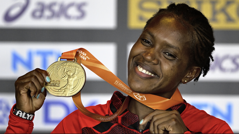 Golden Gratitude: Faith Kipyegon credits teammates Beatrice and Lilian for 5000m Victory