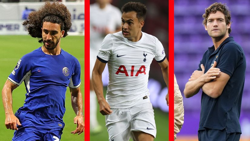 Marc Cucurella, Sergio Reguilon and Marcos Alonso (©Getty Images)