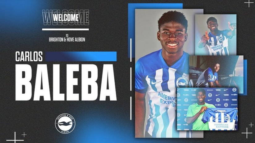 Carlos Baleba (©twitter @OfficialBHAFC)