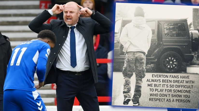 Demarai Gray and Sean Dyche (©Getty Images)