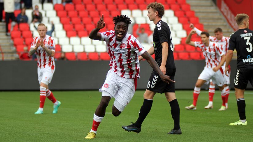 Harambee Stars midfielder Richard Odada opens goal account in  Denmark