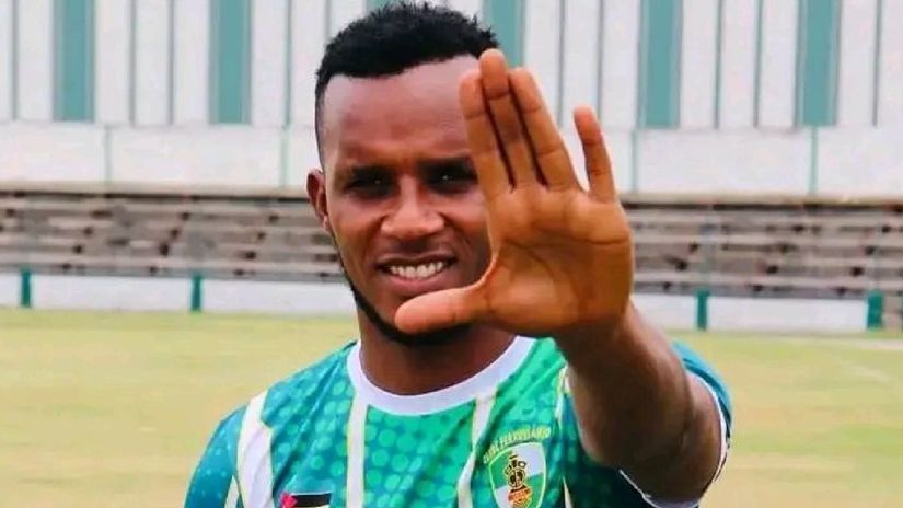 Rwandese forward Patrick Sibomana enjoying Gor Mahia stay