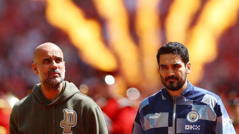 Guardiola & Gundogan (©Gallo Images)