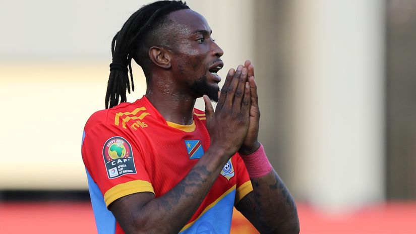 Bolingi in action for DR Congo (©REUTERS/Suhaib Salem)