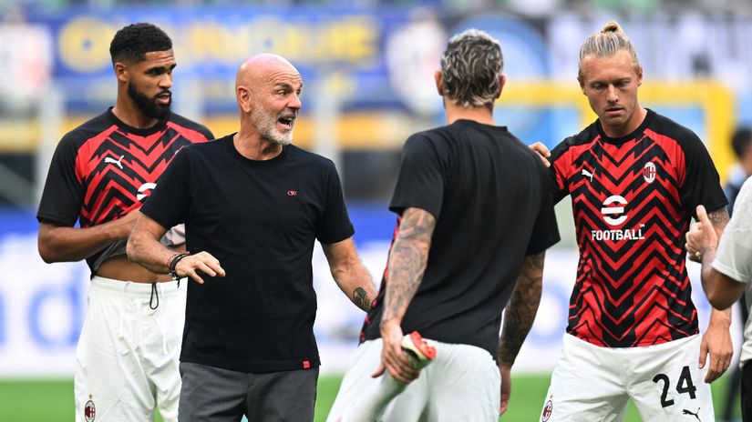 Pioli with his men (©Gallo Images)