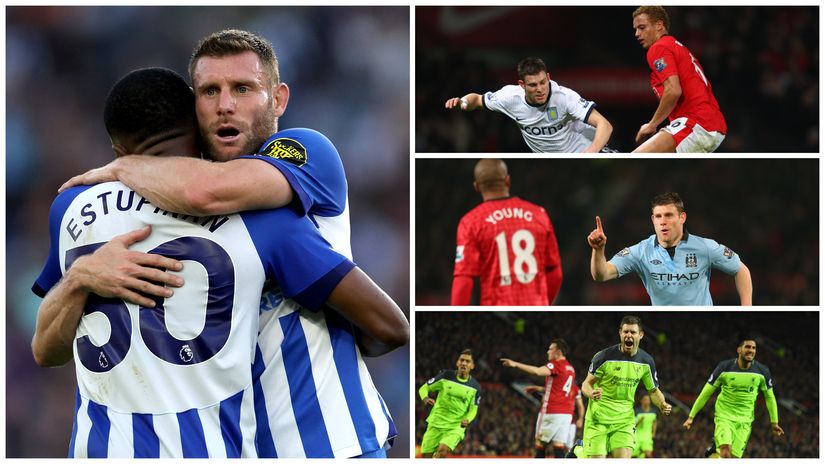 Milner becomes first-ever to concure Old Trafford with four different sides