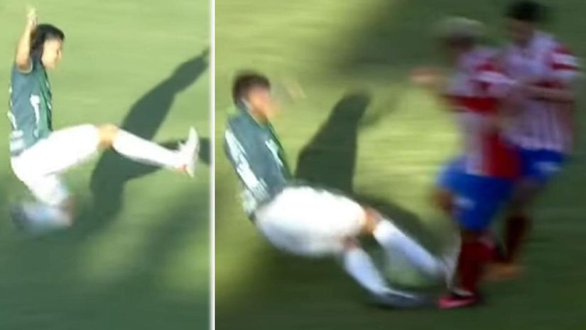 Andre Orellana in action (©LaPrensa/DeportesTV)