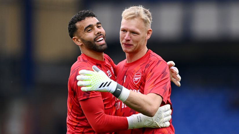 David Raya and Aaron Ramsdale (©Getty Images)