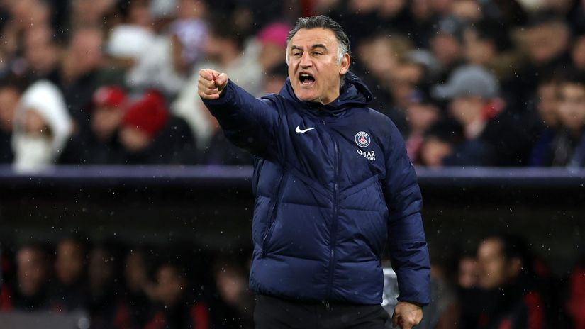 Christophe Galtier while at PSG (©Alex Grimm/Getty Images) 