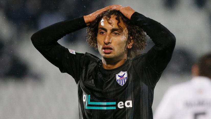 Warda while playing for Anorthosis in 2021 (©Gallo Images)