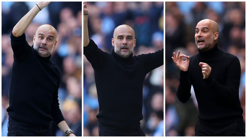 Pep has found a perfect replacement for his injured midfielders - himself!