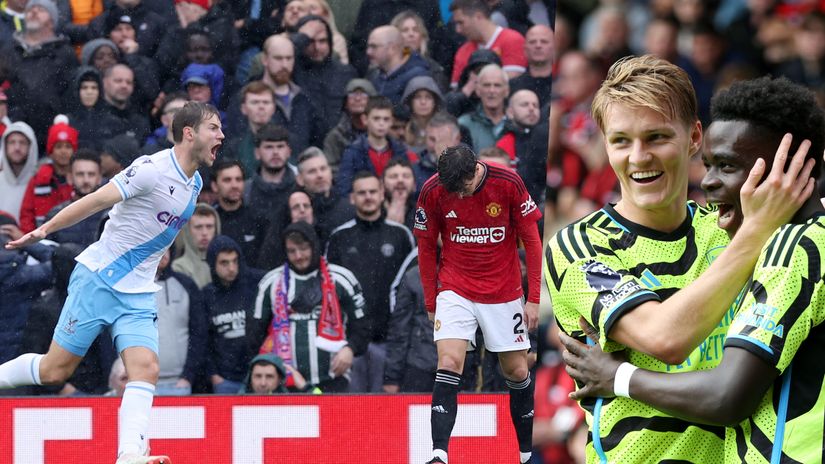 Dismay at Old Trafford and the jubilation for the Gunners at Bournemouth (©Getty images sport)