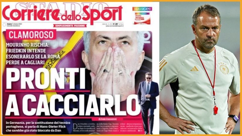 Italian papers already found replacement for Mourinho
