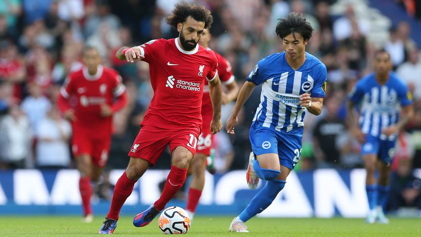 Seagulls prevent Liverpool from painting AMEX red - Salah's brace not enough