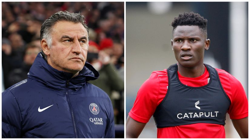 Galtier and Olunga (©Getty images sport/Gallo images)
