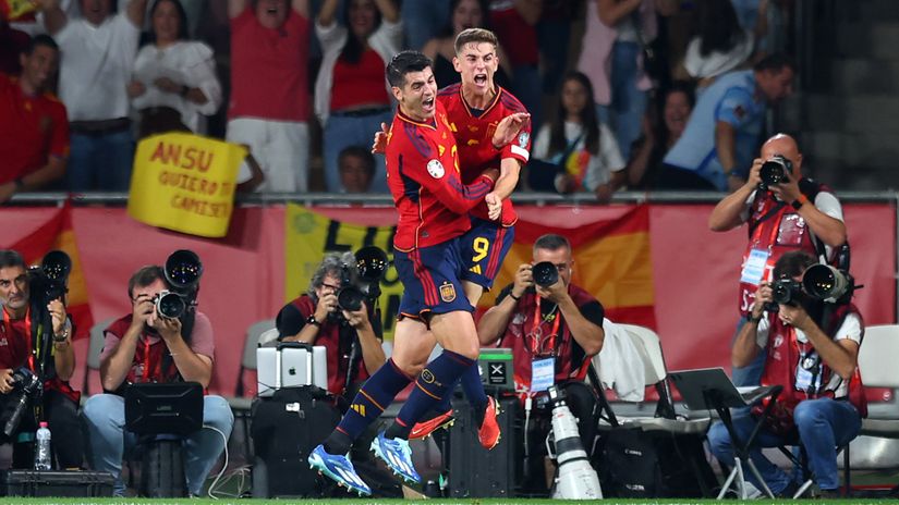 Morata & Gavi (©Getty Images)