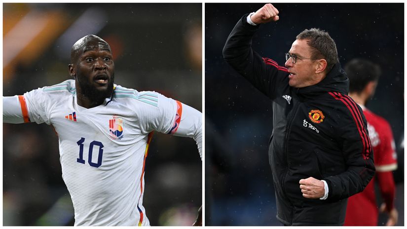 Lukaku vs Rangnick (©Getty images sport)