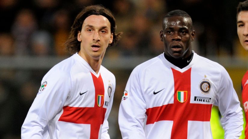 Ibrahimovic & Balotelli back in 2009 (©Getty Images)
