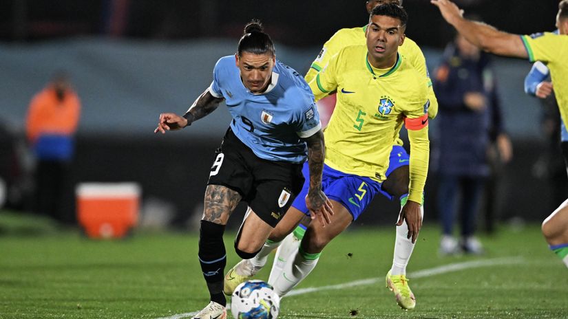 Nunez hands Brazil their first loss in eight years, Neymar injured