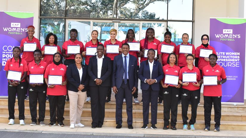CAF concludes Elite Women’s Instructors Course in Rabat