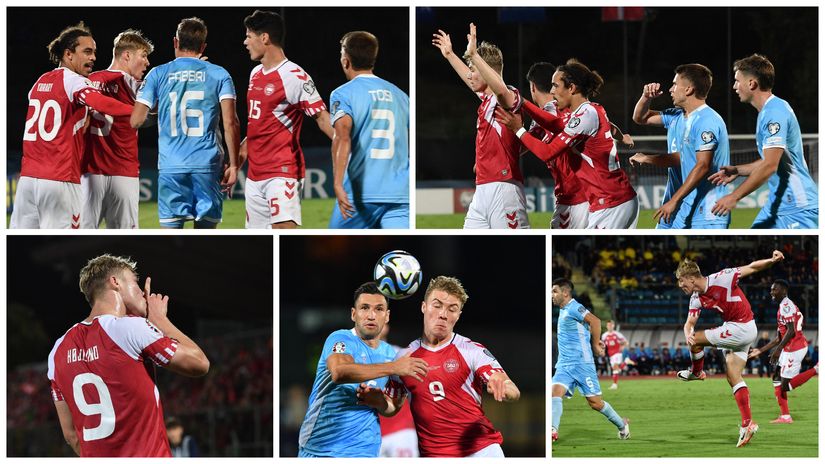 Exciting day at the office for Hojlund that was... (©Gallo images)