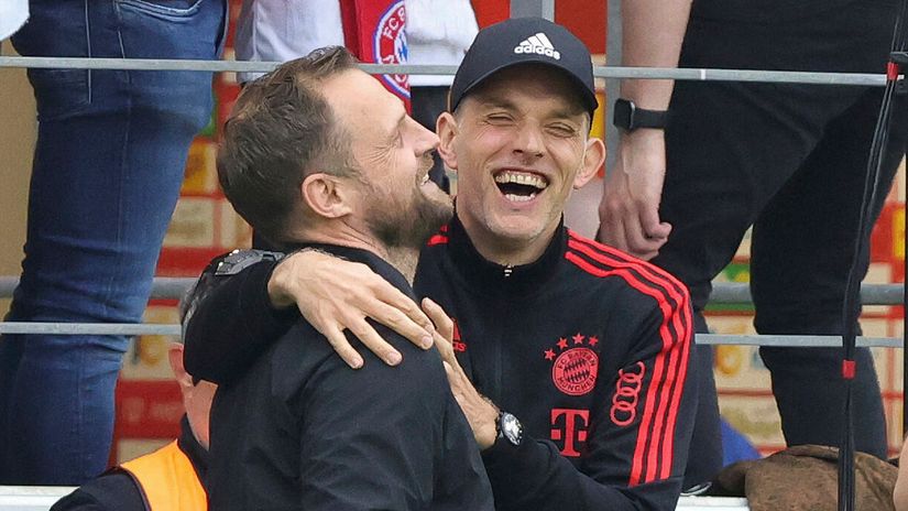 Bo Svensson and Thomas Tuchel (©AFP)