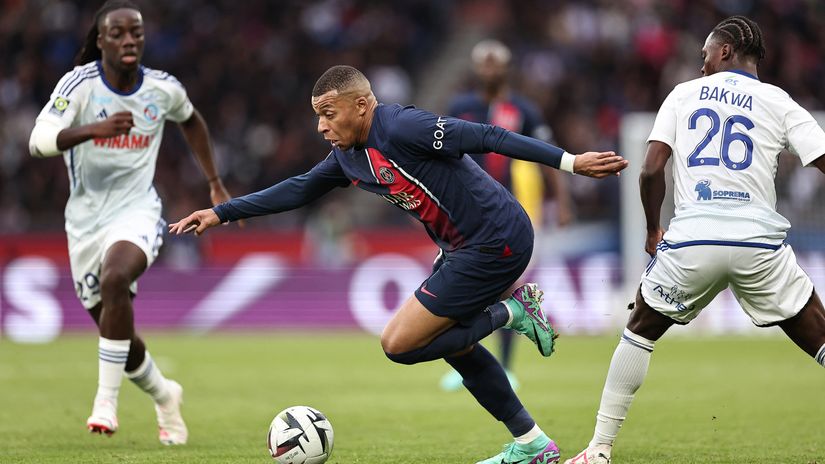 Mbappe opened the scoring in the capital (©AFP)