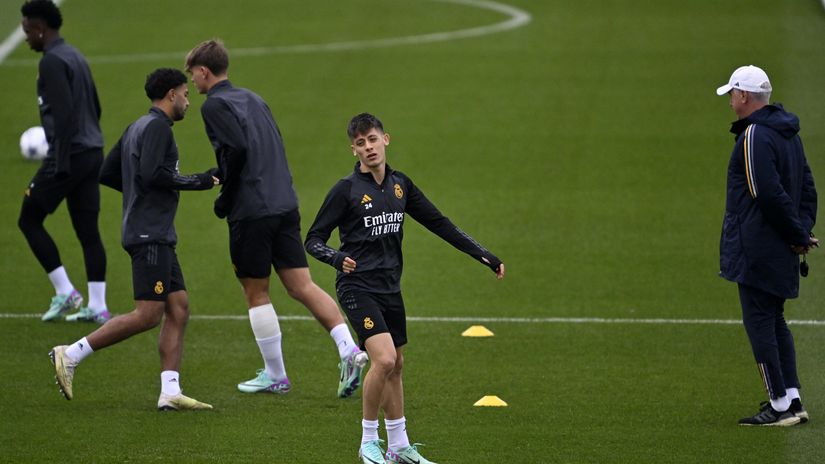 Arda at Real Madrid training (©AFP)