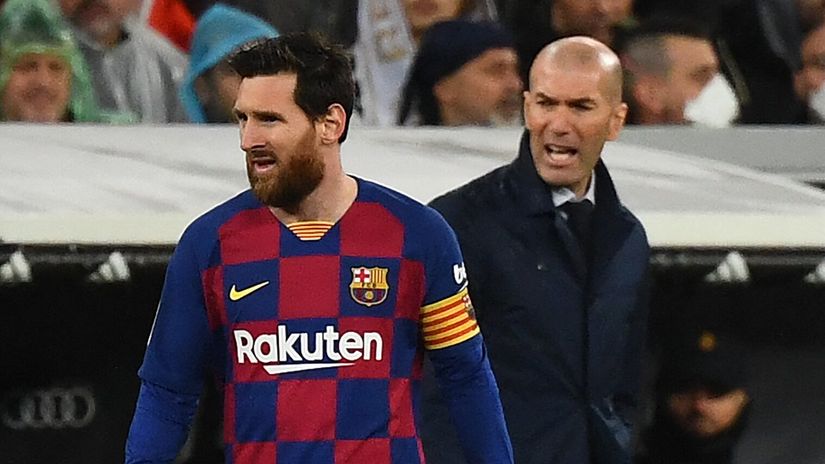 Football mastery universe implosion - Zidane meets Messi