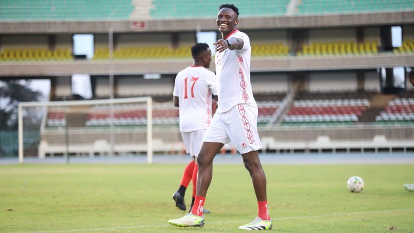 Harambee Stars captain Olunga upbeat as Kenya gears up for Gabon showdown