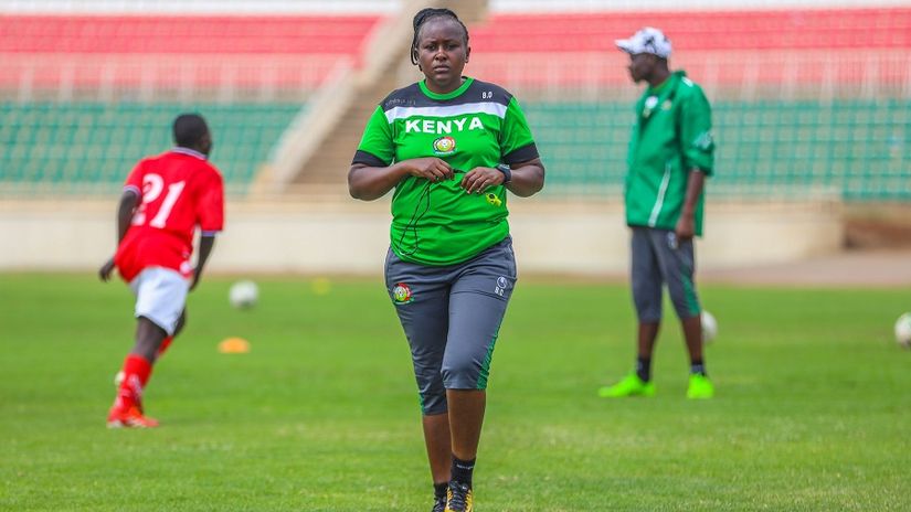 Coach Beldine Odemba ©Football Kenya Federation