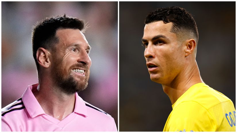 Messi & Ronaldo (©Getty Images)