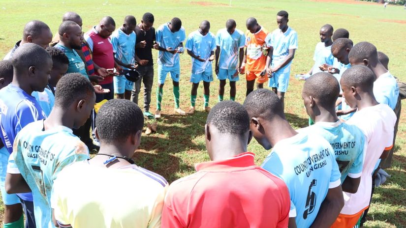 Uasin Gishu during training. Photo Courtesy/Tabby Nashipae