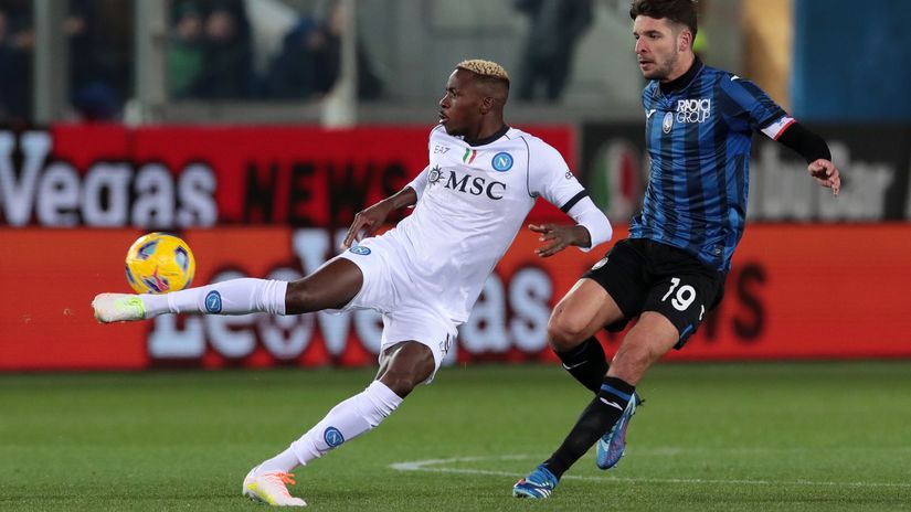 Victor Osimhen assisted for the winning goal (©Getty Images)