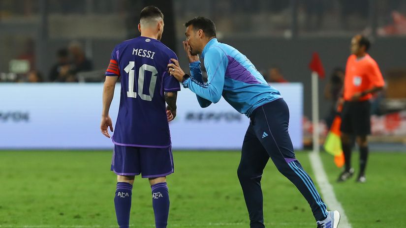 Messi & Scaloni (©Getty Images)