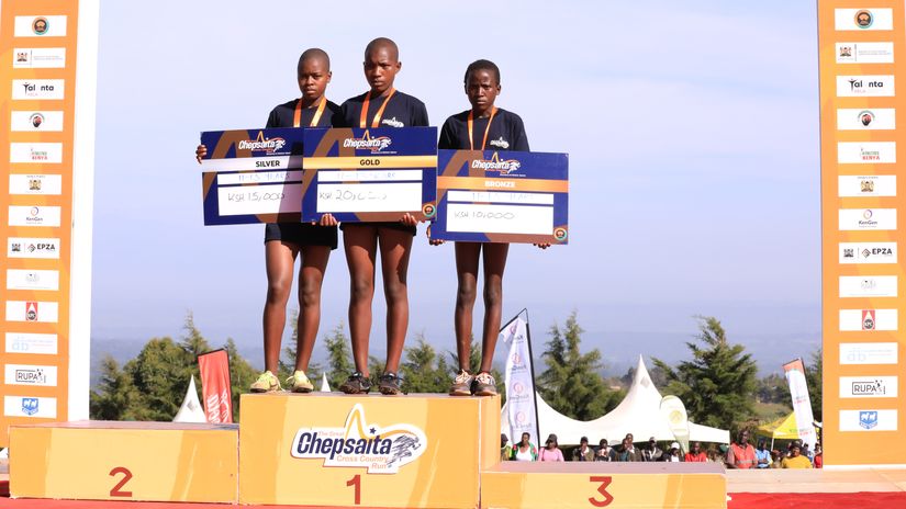 Youngsters turn up for inaugural Great Chepsaita Cross Country Run