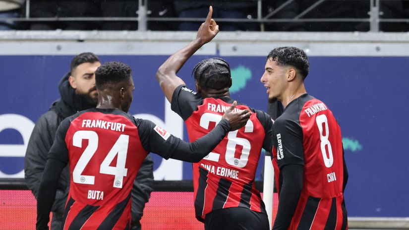 Frankfurt destroyed the champions (©AFP)