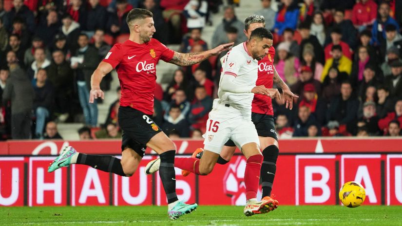 Out of luck: Youssef En-Nesyri in the game at Mallorca (©Getty Images)