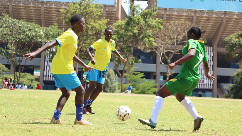 Uasin Gishu in action against Kisumu ©Talanta Hela