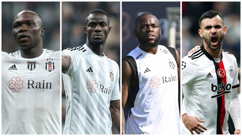 Aboubakar, Bailly, Onana and Ghezzal (©Getty images sport/Gallo images/AFP)