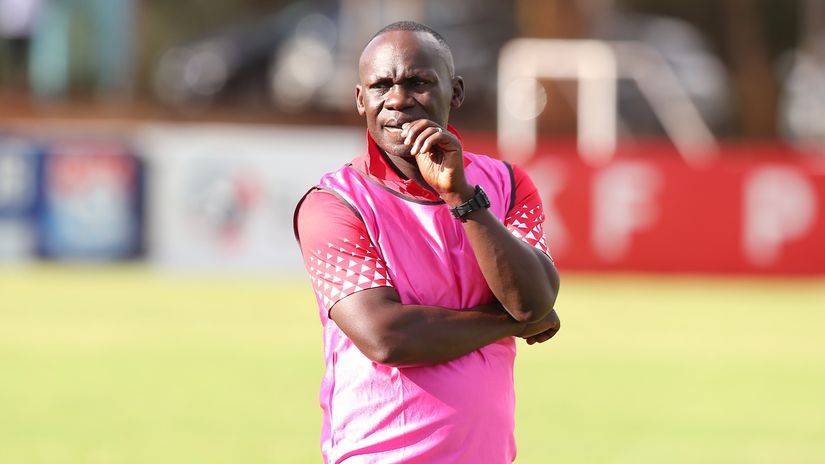 Bandari FC coach John Baraza in a game against Posta Rangers ©Mozzart Sport