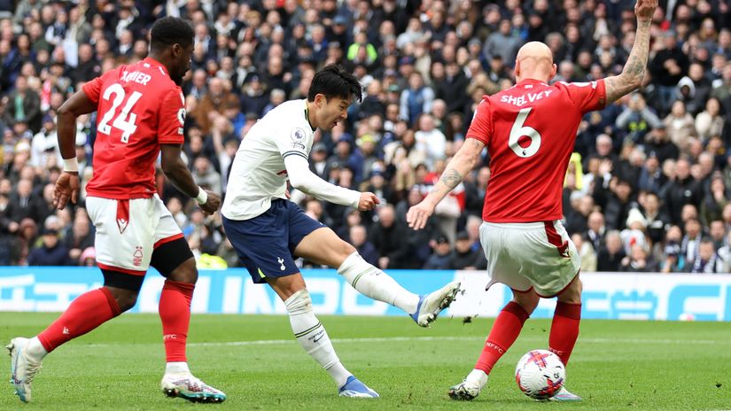Son in action against the Tricky Trees last season (©Getty images sport)