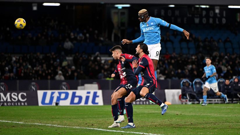 Osimhen scoring (©Getty Images)