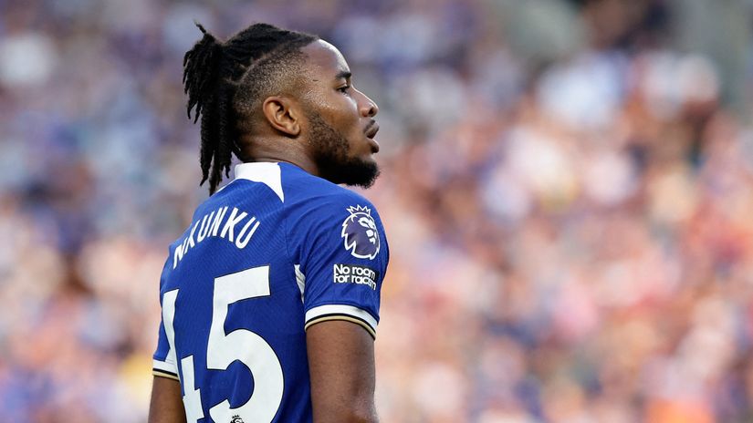 Christopher Nkunku is in line for his competitive Chelsea debut (AFP)