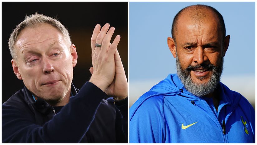 Steve Cooper and Nuno Espirito Santo (©Getty images sport)