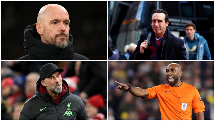Ten Hag, Emery, Klopp and Allison (©Getty Images)