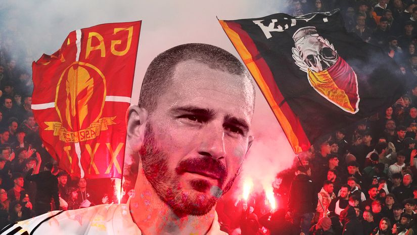 Roma's ultras don't want to see Leonardo Bonucci wearing their shirt (©Getty Images)