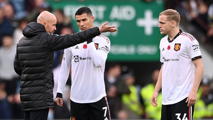Van de Beek is the latest player Ten Hag forced out of the club (©Getty Images)