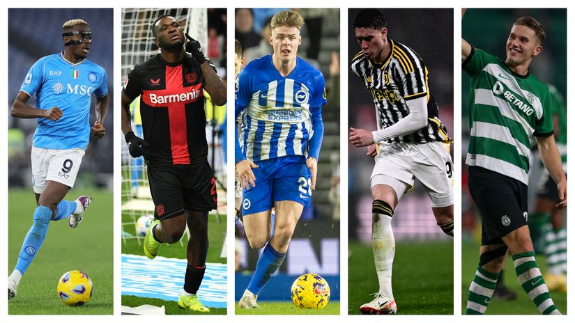 Chelsea have five strikers on their wish list