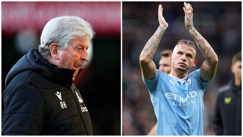 Roy Hodgson and Kalvin Phillips (©Getty images sport)